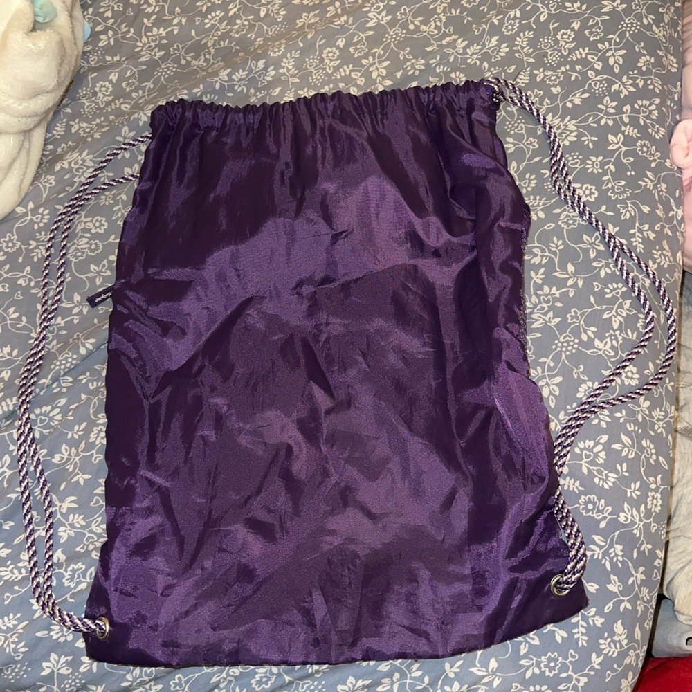 Thirty-One Purple Drawstring Backpack - Picture 2 of 4